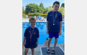 Gaspard 1er et Marius 2ème sur 25 Brasse