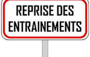 REPRISE des ENTRAÎNEMENTS 