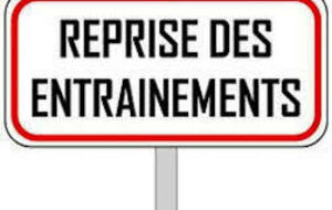 Reprise des Entraînements 