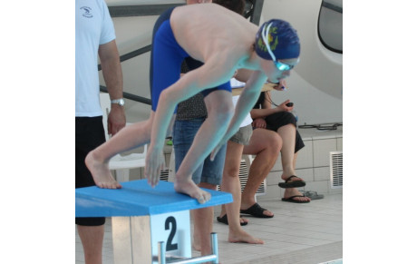Adam 2ème du Natathlon